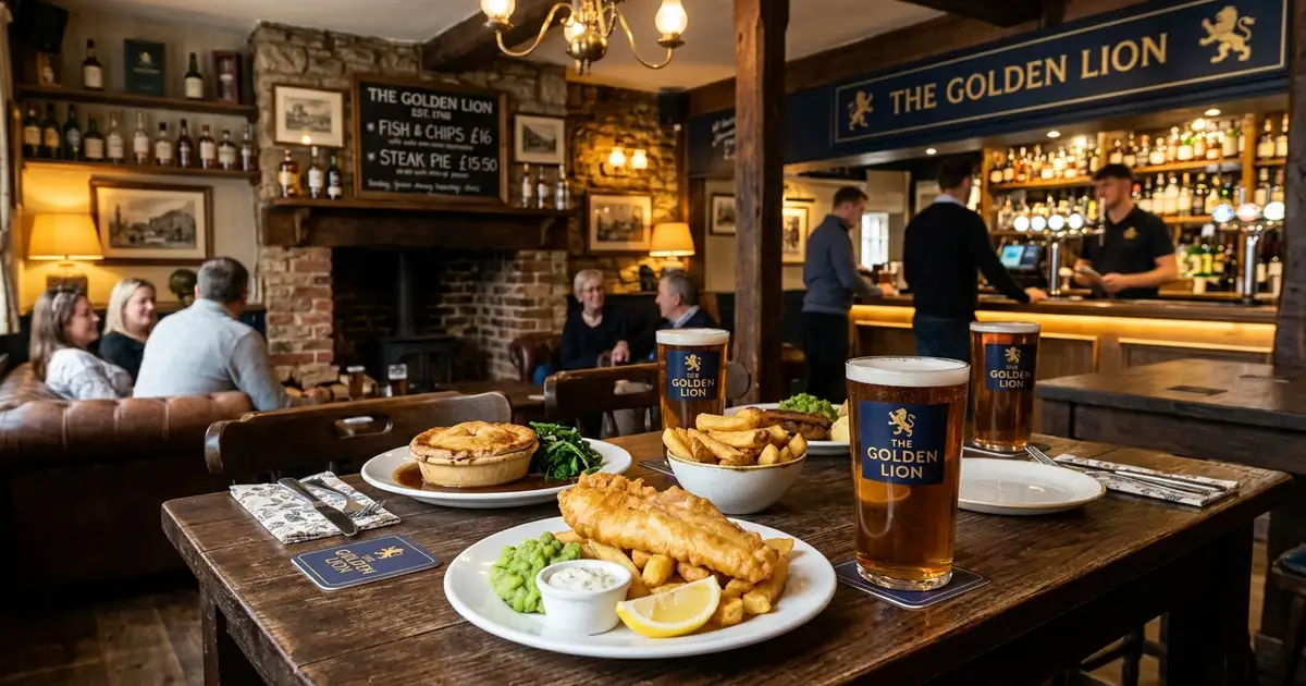 Wetherspoons Fish Dishes menu